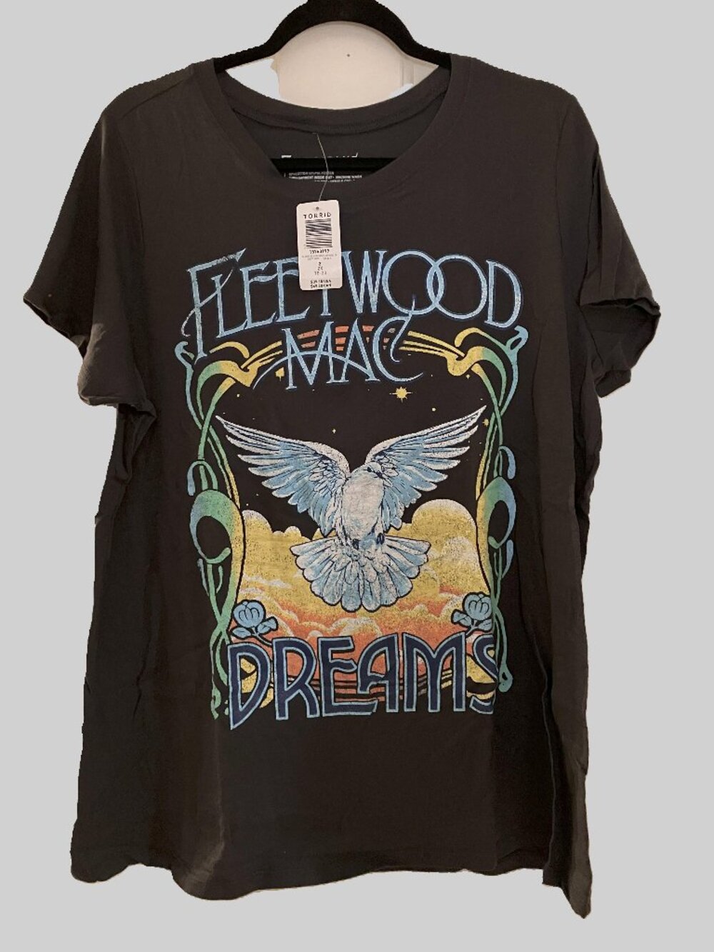 Torrid NWT Size 2 (18-20) FLEETWOOD MAC DREAMS Graphic T-Shirt